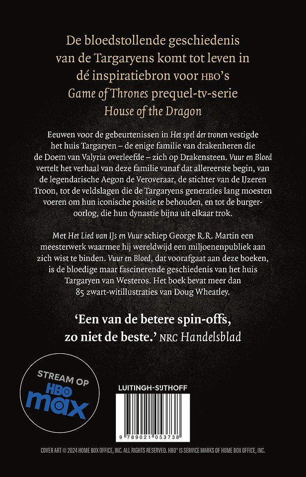De opkomst van het huis Targaryen van Westeros