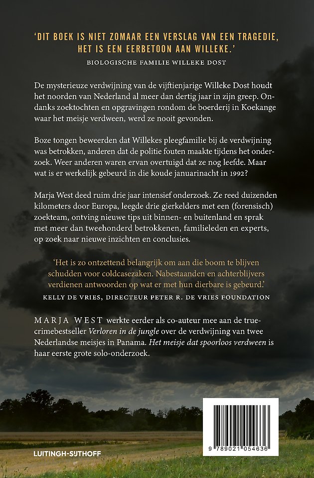 Het meisje dat spoorloos verdween