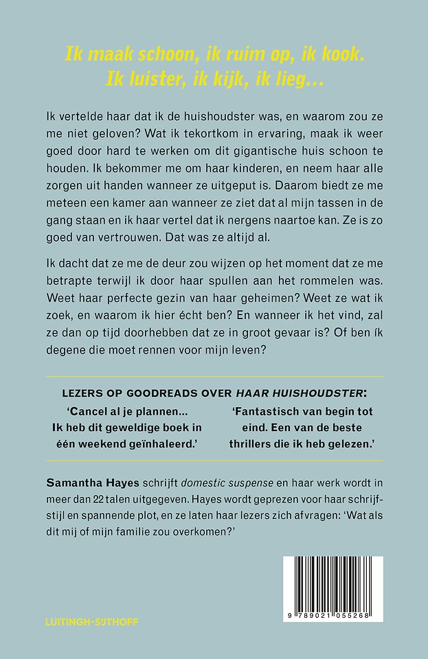 Haar huishoudster