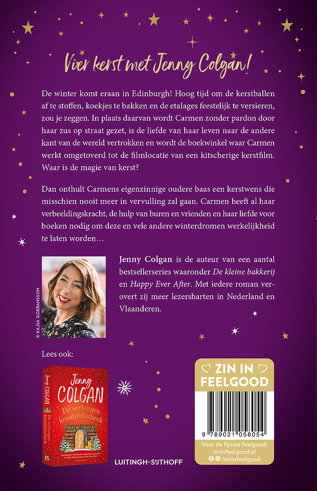 Middernacht in de kerstboekwinkel