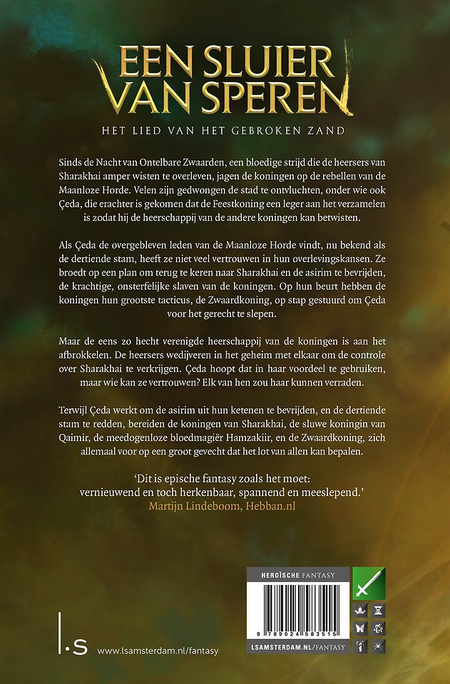 Het Lied van het Gebroken Zand 3 - Een Sluier van Speren