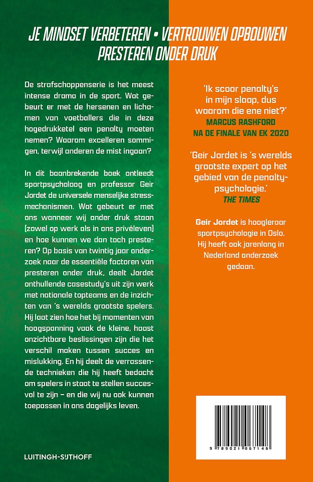 De psychologie van de strafschop