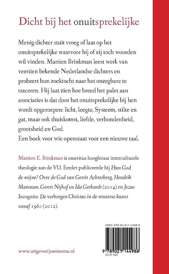 Dicht bij het onuit sprekelijke