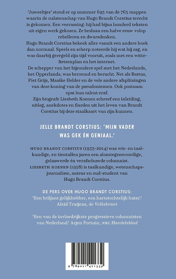 Het beste van Hugo Brandt Corstius volgens Hugo Brandt Corstius
