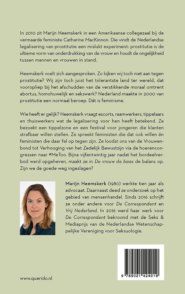De vrouw de baas
