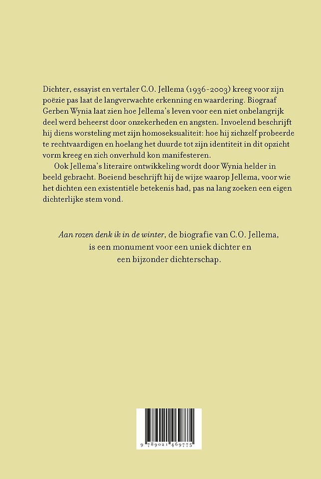 Aan rozen denk ik in de winter
