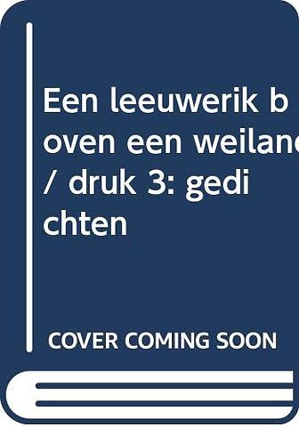 Een leeuwerik boven een weiland