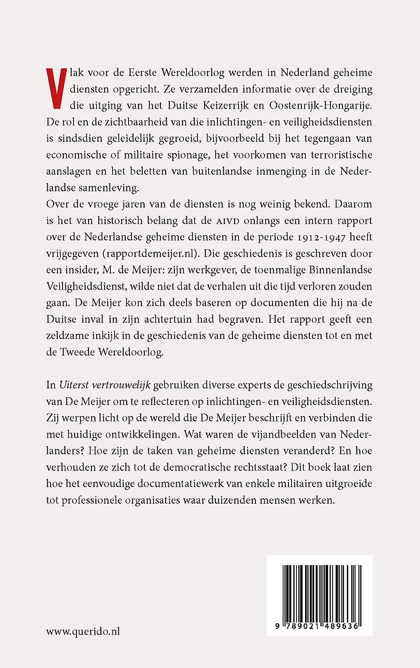 Uiterst vertrouwelijk