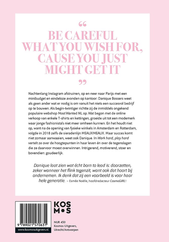 Work hard, play hard