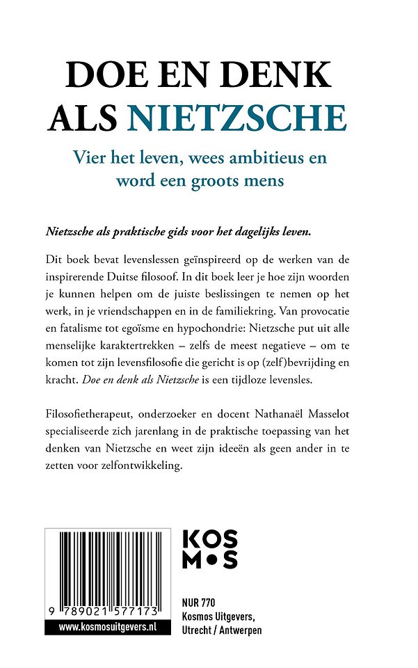 Doe en denk als Nietzsche