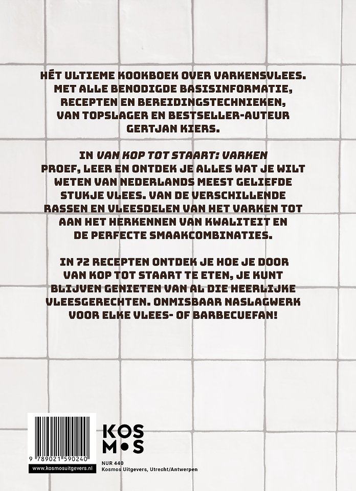 Van kop tot staart: varken