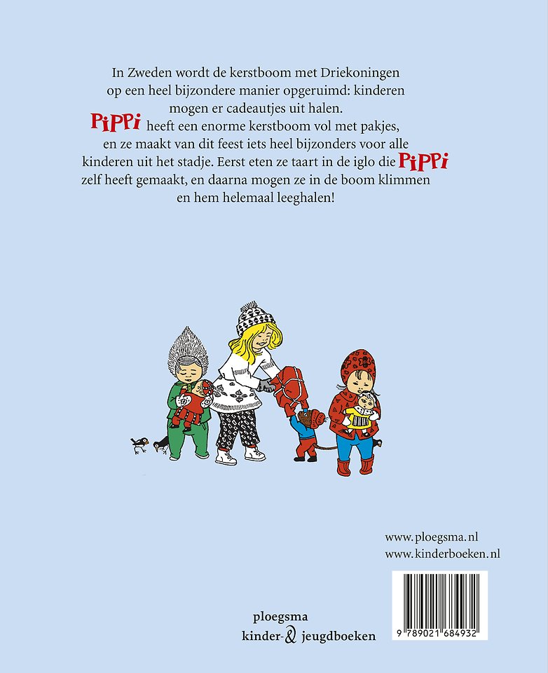 Het kerstboomplunderfeest van Pippi