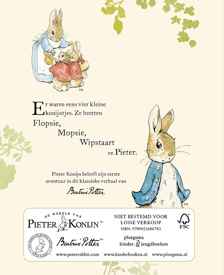 Pieter Konijn - Boek en knuffel