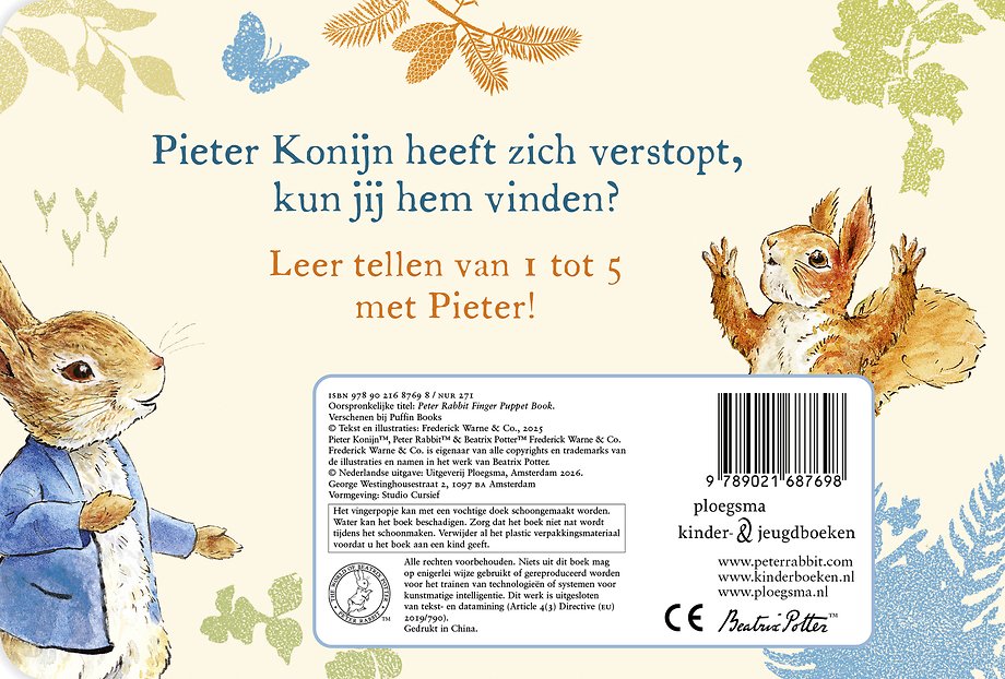 Verstoppertje met Pieter Konijn
