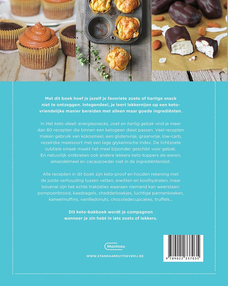 Het keto-dieet: energiesnacks, zoet en hartig gebak