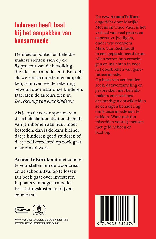 De rekening van onze kinderen