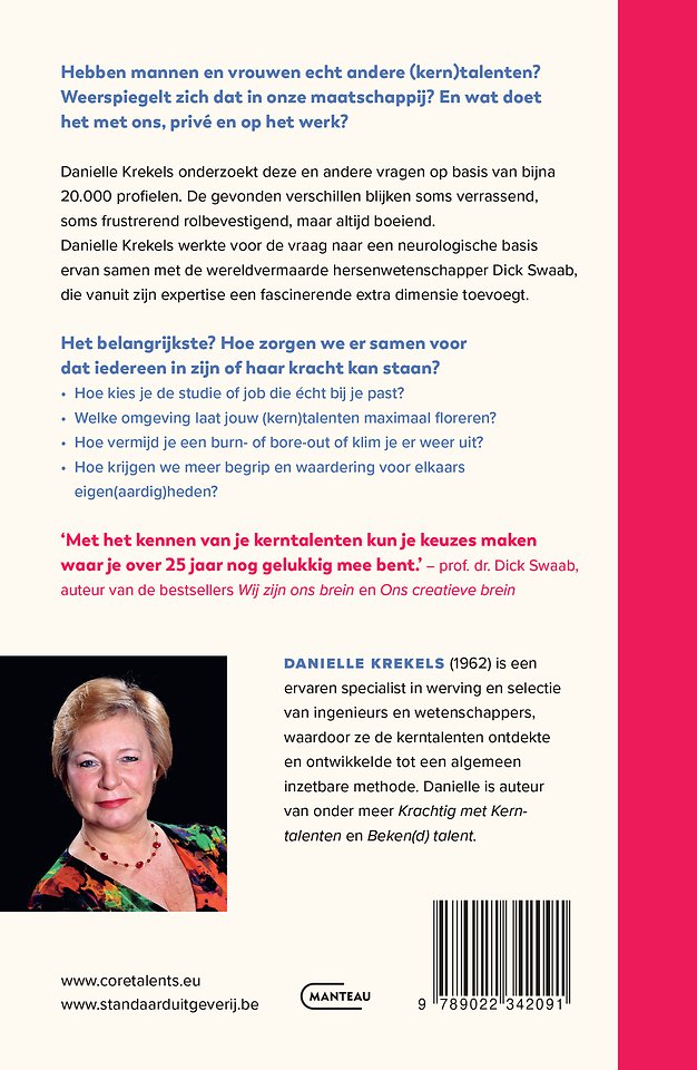 Man-vrouwverschillen in kerntalenten