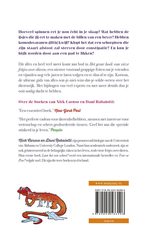 Het grote boek van vieze feitjes over dieren