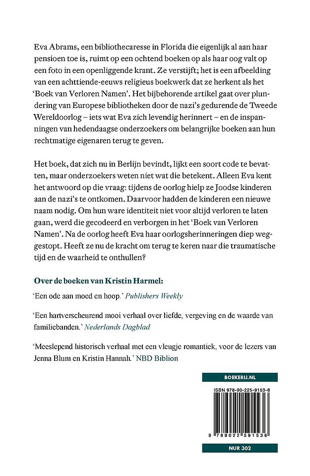 Het boek van verloren namen