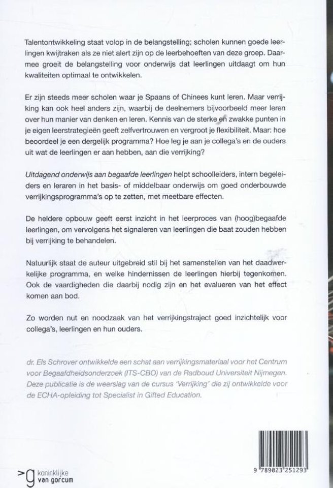 Uitdagend onderwijs aan begaafde leerlingen 2015