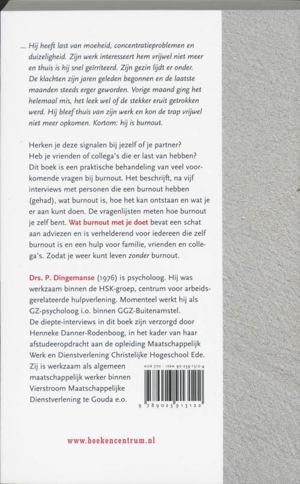 Wat burnout met je doet