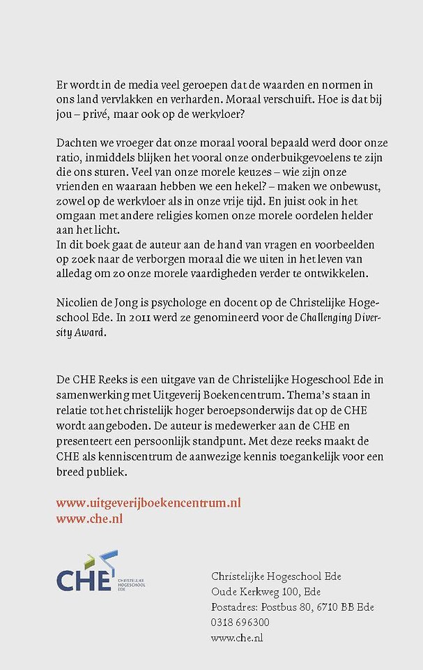 Werken aan je moraal