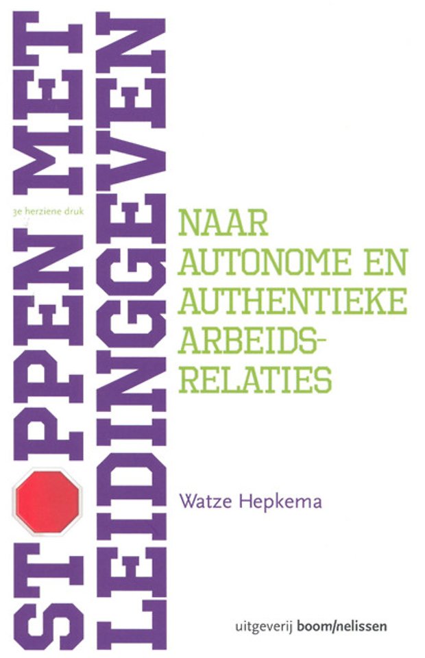 Stoppen met leidinggeven Stoppen met leidinggeven