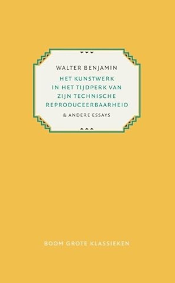 Het kunstwerk in het tijdperk van zijn technische reproduceerbaarheid