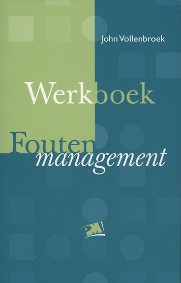 Werkboek Foutenmanagement Werkboek Foutenmanagement