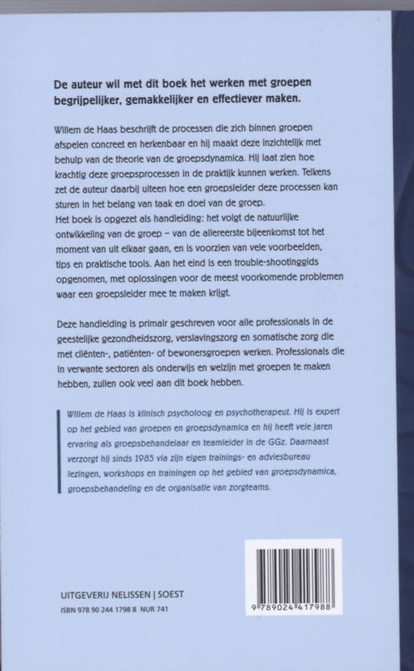 Groepsbegeleiding en groepsbehandeling in de gezondheidszorg