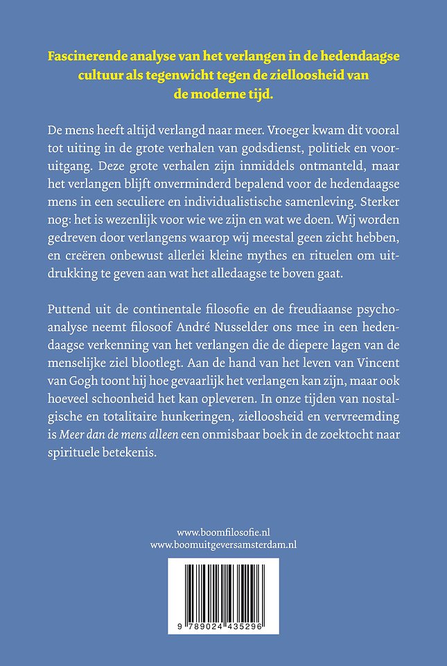 Meer dan de mens alleen