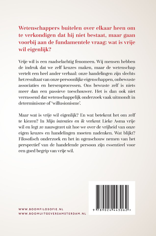 Mijn intenties en ik