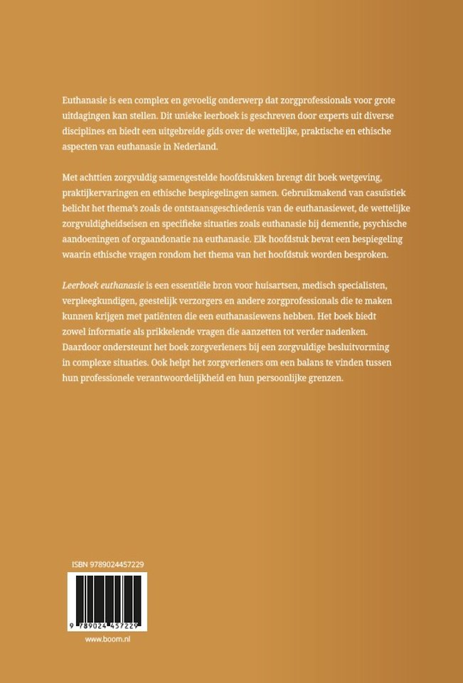 Leerboek euthanasie