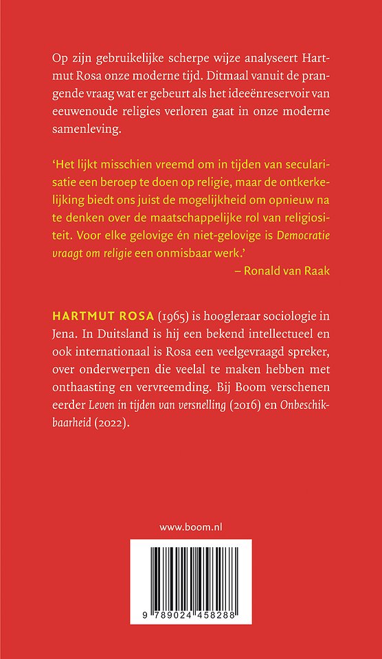 Democratie vraagt om religie