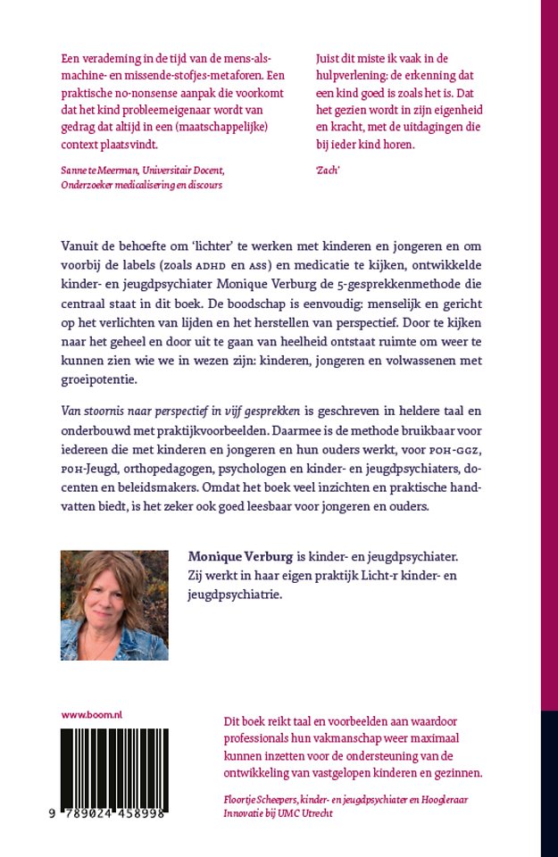 Van stoornis naar perspectief in vijf gesprekken