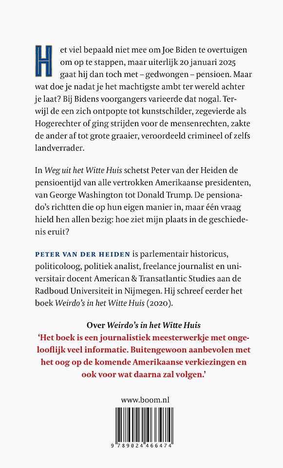Weg uit het witte huis