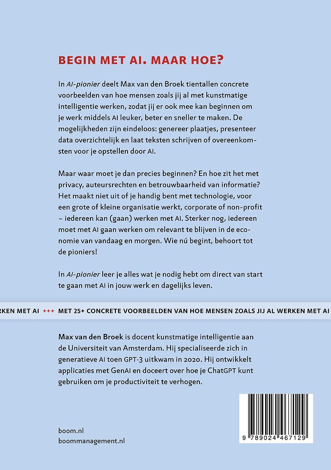 AI-pionier - Hoe jij ook begint met generatieve AI