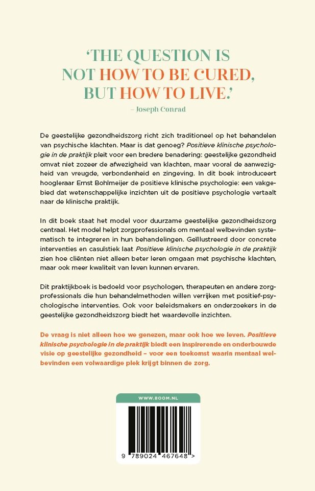Positieve klinische psychologie in de praktijk