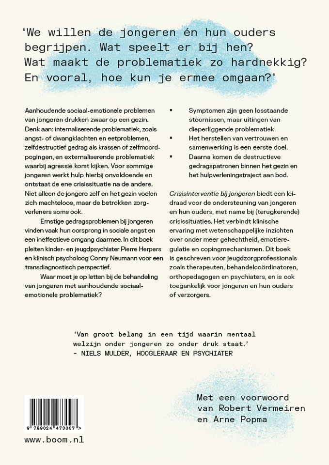 Crisisinterventie bij jongeren