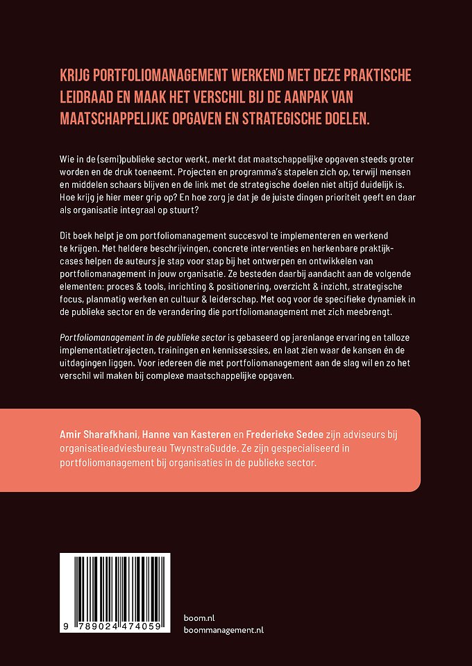 Portfoliomanagement in de publieke sector