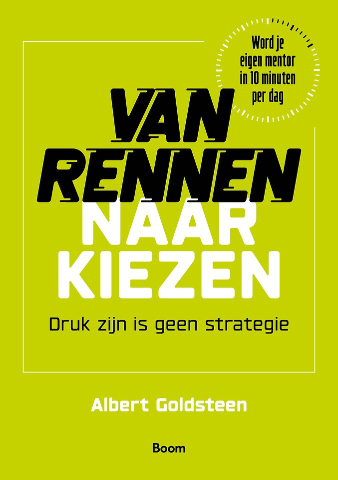 Cover van Van rennen naar kiezen