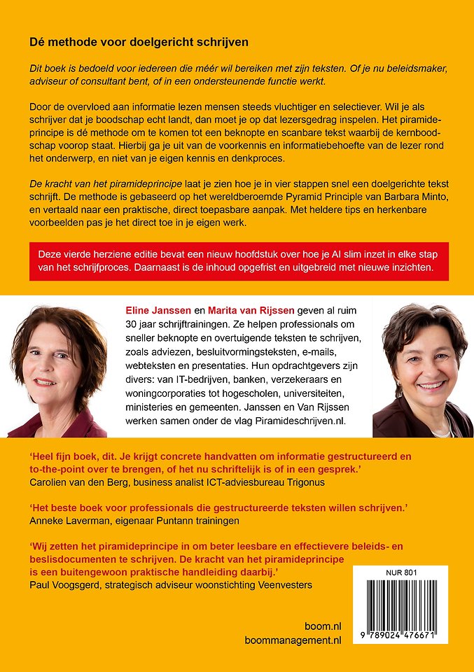 De kracht van het piramideprincipe