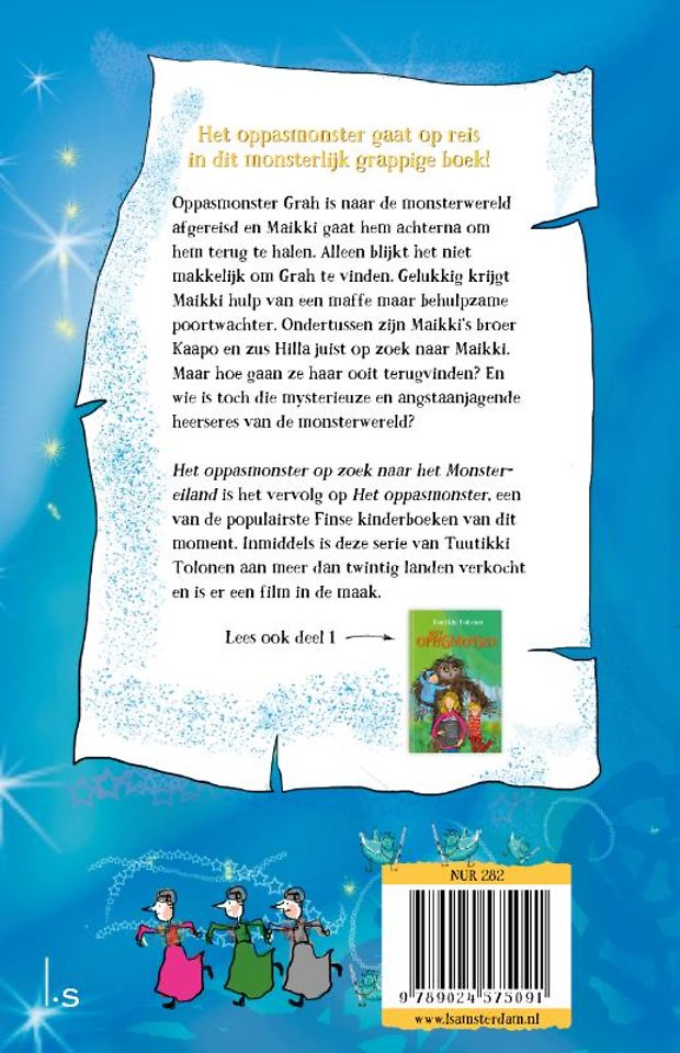 Het oppasmonster op zoek naar het Monstereiland