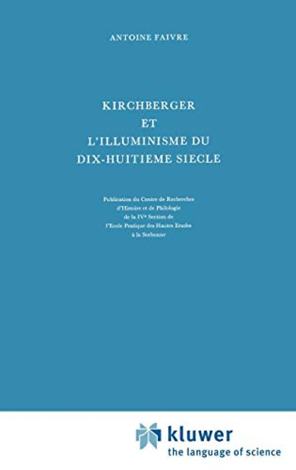 Kirchberger et l'illuminisme du dix-huitième siècle
