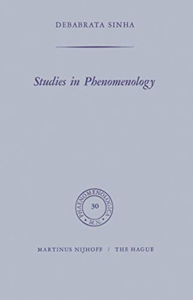 Studies in Phenomenology