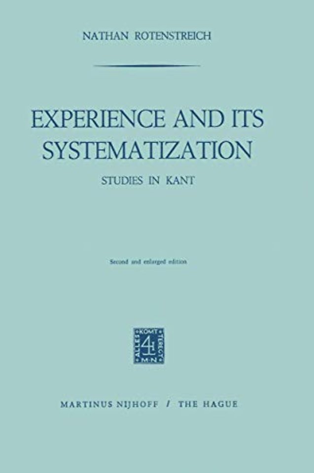 Experience and its Systematization