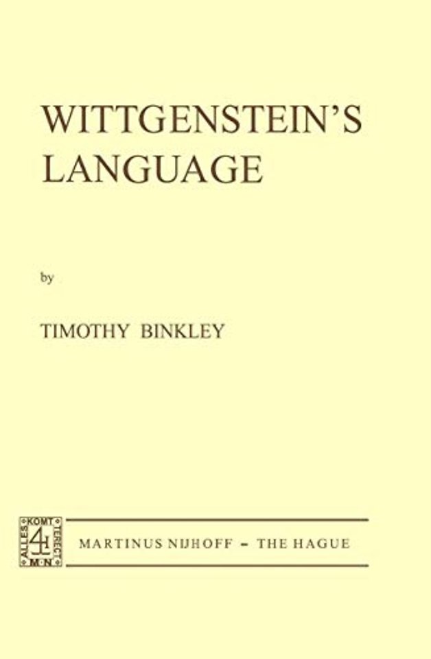 Wittgenstein’s Language