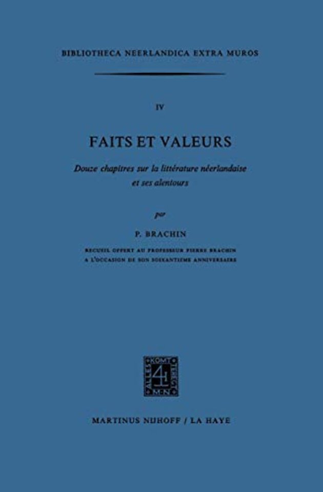 Faits et Valeurs