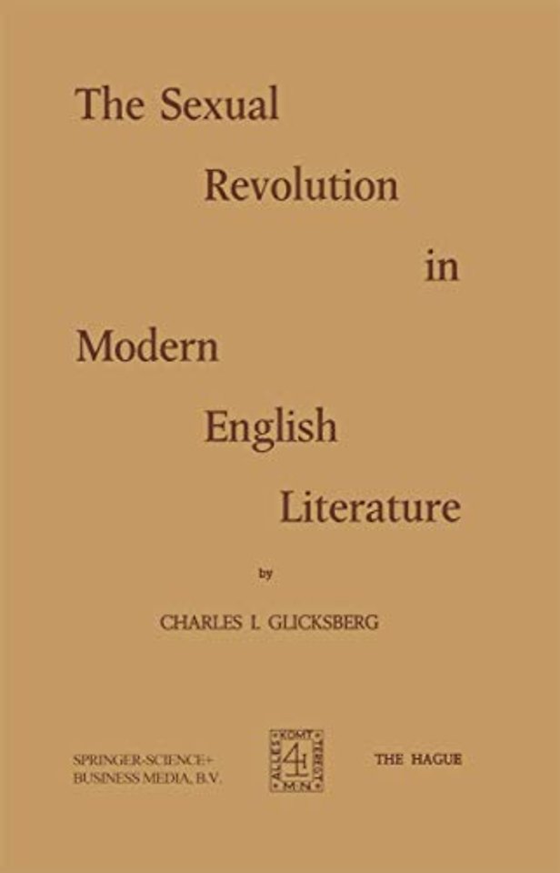The Sexual Revolution in Modern English Literature