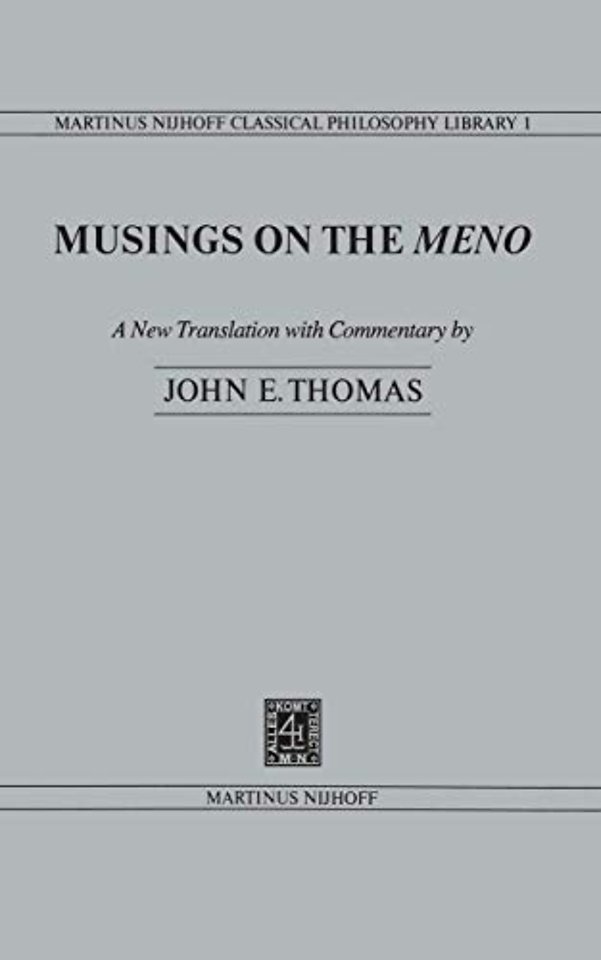 Musings on the Meno